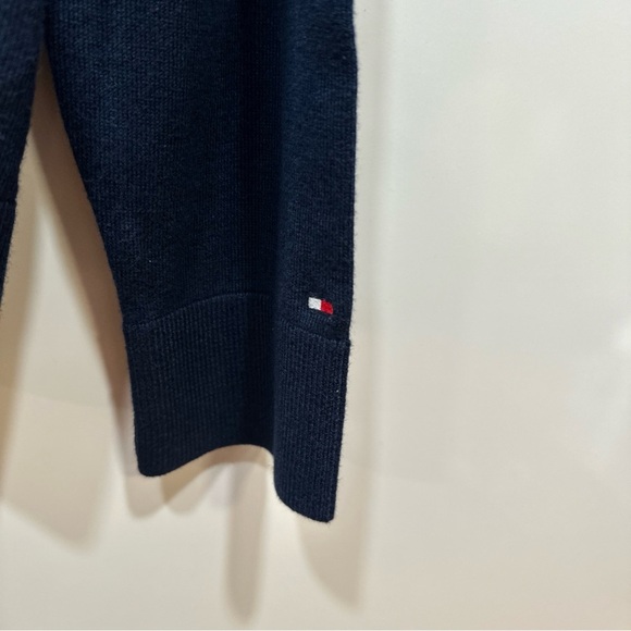 Tommy Hilfiger Men's Button-Front Signature Cardigan Sweater Navy Blue XL Preppy - Picture 5 of 10